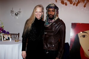 Suzy Amis Cameron and Lakeith Stanfield