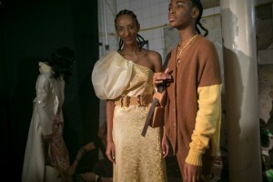Backstage at Rejina Pyo RTW Fall 2019