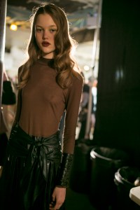 Backstage at Rejina Pyo RTW Fall 2019