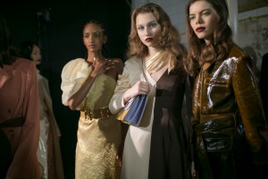 Backstage at Rejina Pyo RTW Fall 2019