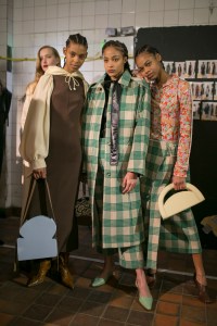 Backstage at Rejina Pyo RTW Fall 2019