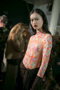 Backstage at Rejina Pyo RTW Fall 2019
