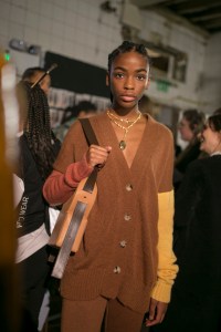Backstage at Rejina Pyo RTW Fall 2019