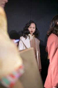 Backstage at Rejina Pyo RTW Fall 2019