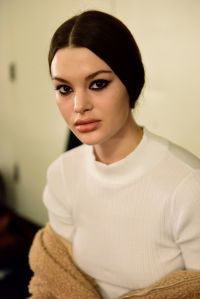 Backstage at Hellessy RTW Fall 2019