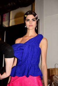 Backstage at Hellessy RTW Fall 2019