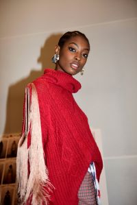 Backstage at Hellessy RTW Fall 2019
