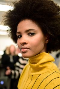 Backstage at Hellessy RTW Fall 2019