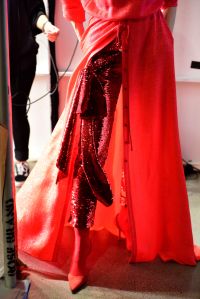 Backstage at Hellessy RTW Fall 2019