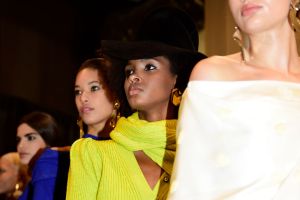 Backstage at Hellessy RTW Fall 2019