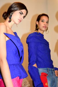 Backstage at Hellessy RTW Fall 2019