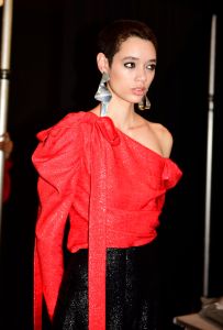Backstage at Hellessy RTW Fall 2019