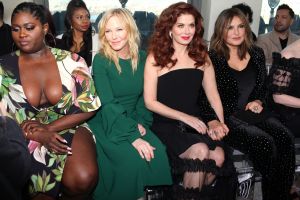 Danielle Brooks, Kelli Giddish, Debra Messing, Mariska Hargitayn the front rowChristian Siriano show, Front Row, Fall Winter 2019, New York Fashion Week, USA - 09 Feb 2019