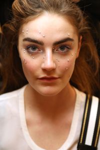 Backstage at Christian Siriano RTW Fall 2019