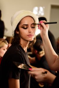 Backstage at LaQuan Smith RTW Spring 2019