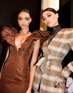 Backstage at LaQuan Smith RTW Spring 2019