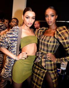 Backstage at LaQuan Smith RTW Spring 2019
