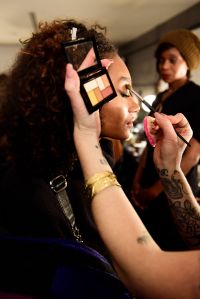 Backstage at LaQuan Smith RTW Spring 2019