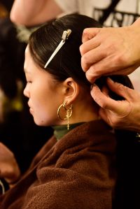 Backstage at LaQuan Smith RTW Spring 2019