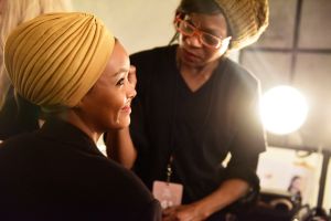 Backstage at LaQuan Smith RTW Spring 2019