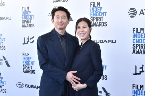 Steven Yeun and Joana Pak