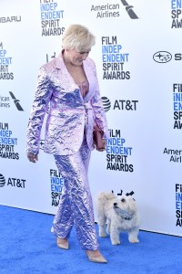 Glenn Close with her dog Pip