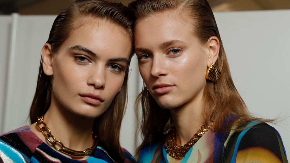 Model backstageRoberto Cavalli show, Backstage, Fall Winter 2019, Milan Fashion Week, Italy - 23 Feb 2019