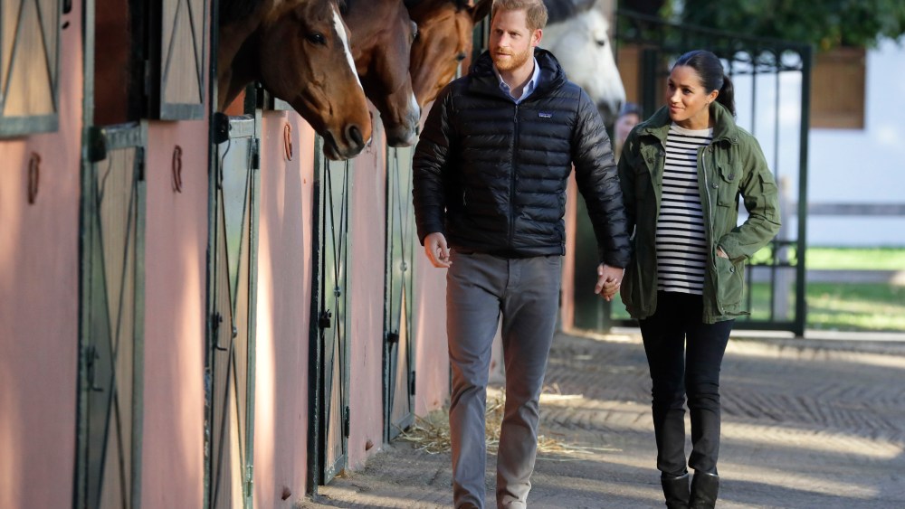Meghan Markle and Prince Harry visit the Moroccan Royal Federation of Equestrian Sports