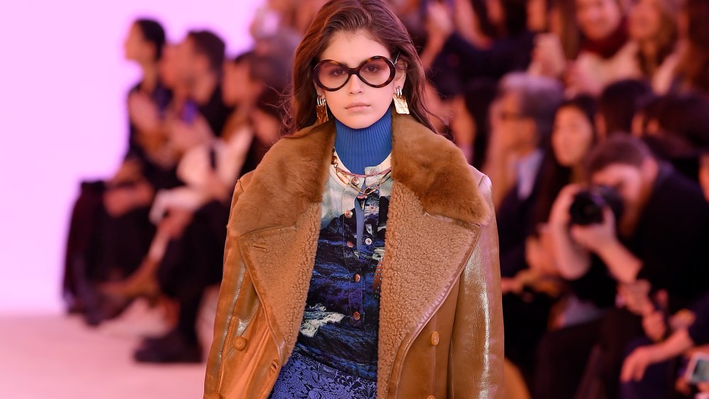 Kaia Gerber on the catwalkChloe show, Runway, Fall Winter 2019, Paris Fashion Week, France - 28 Feb 2019