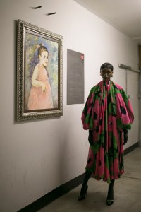 Backstage at Richard Queen RTW Fall 2019