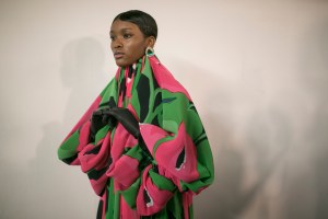 Backstage at Richard Queen RTW Fall 2019