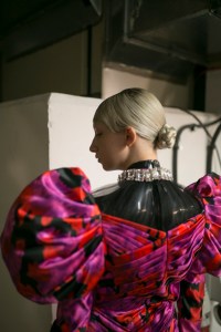 Backstage at Richard Queen RTW Fall 2019