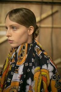 Backstage at Richard Queen RTW Fall 2019