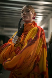 Backstage at Richard Queen RTW Fall 2019