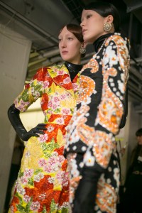 Backstage at Richard Queen RTW Fall 2019