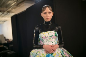 Backstage at Richard Queen RTW Fall 2019