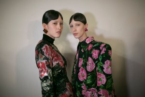 Backstage at Richard Queen RTW Fall 2019