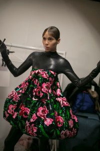 Backstage at Richard Queen RTW Fall 2019