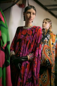 Backstage at Richard Queen RTW Fall 2019