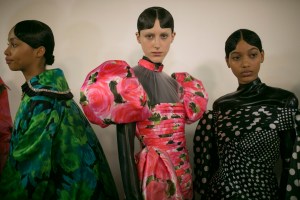Backstage at Richard Queen RTW Fall 2019