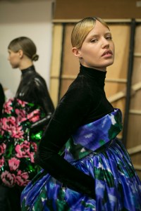 Backstage at Richard Queen RTW Fall 2019