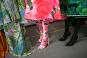 Backstage at Richard Queen RTW Fall 2019