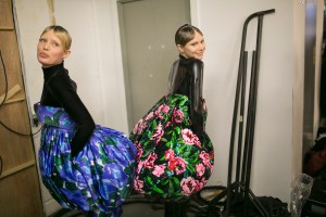 Backstage at Richard Queen RTW Fall 2019