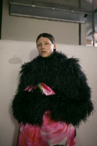 Backstage at Richard Queen RTW Fall 2019
