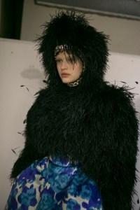 Backstage at Richard Queen RTW Fall 2019