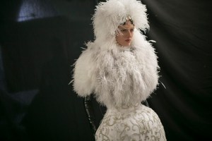 Backstage at Richard Queen RTW Fall 2019