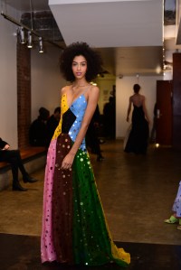 Backstage at Rosie Assoulin RTW Fall 2019