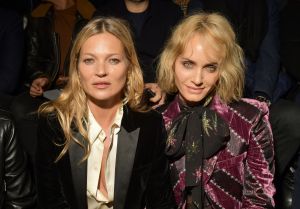 Kate Moss and Amber Valletta