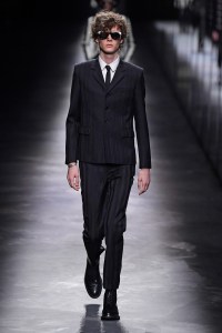 Model on the catwalk