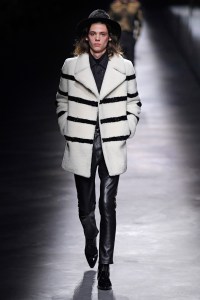 Model on the catwalk